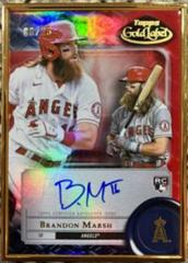 Brandon Marsh [Red] Baseball Cards 2022 Topps Gold Label Framed Autographs Prices