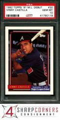 Vinny Castilla #30 Baseball Cards 1992 Topps '91 M.L. Debut Prices