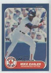 Mike Easler #347 Baseball Cards 1986 Fleer Prices