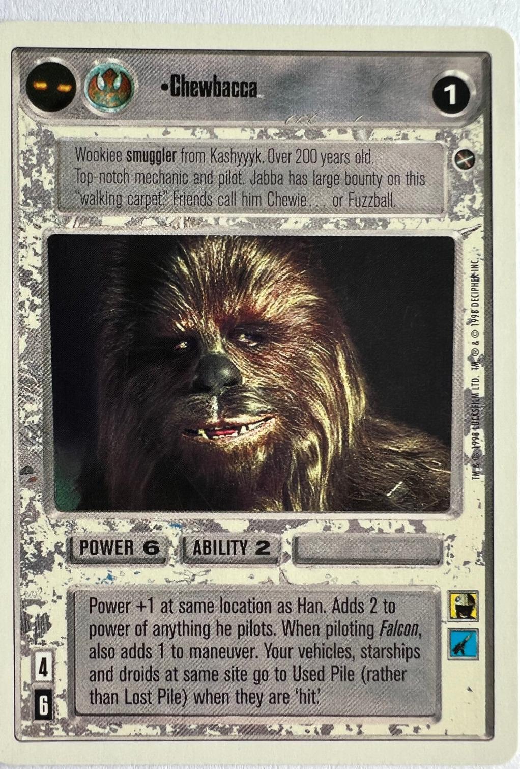 Chewbacca [Revised] Star Wars CCG A New Hope