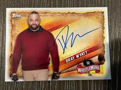 Bray Wyatt #A-BW Wrestling Cards 2020 Topps WWE Road to WrestleMania Autographs Prices