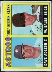 Astros Rookies [D. Adlesh, W. Bales] Baseball Cards 1967 Topps Prices