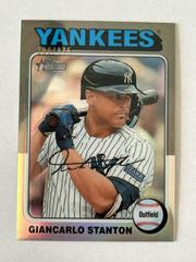 Giancarlo Stanton [Silver Refractor] #33 Baseball Cards 2024 Topps Heritage Chrome Prices