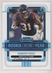 Dameon Pierce [Platinum] #ROY-DPI Football Cards 2022 Panini Contenders Rookie of the Year Prices