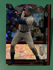 David Justice Baseball Cards 1994 SP Holoview Red Prices