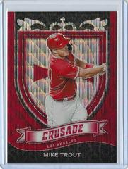 Mike Trout [Ruby Wave] #19 Baseball Cards 2021 Panini Chronicles Crusade Prices