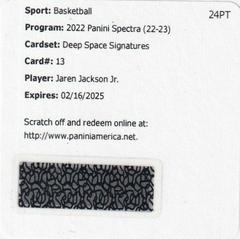 Jaren Jackson Jr. [Mojo] #SIG-JJJ Basketball Cards 2022 Panini Prizm Signatures Prices