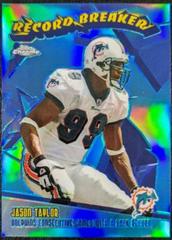 Jason Taylor [Refractor] #RB11 Football Cards 2003 Topps Chrome Record Breakers Prices