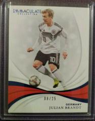 Julian Brandt [Sapphire] Soccer Cards 2018 Panini Immaculate Prices