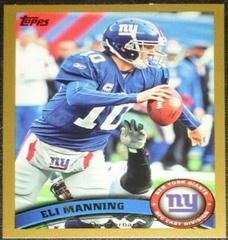Eli Manning [Gold] #20 Football Cards 2011 Topps Prices
