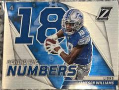Jameson Williams [Silver] #BN-JW Football Cards 2022 Panini Zenith Behind the Numbers Prices