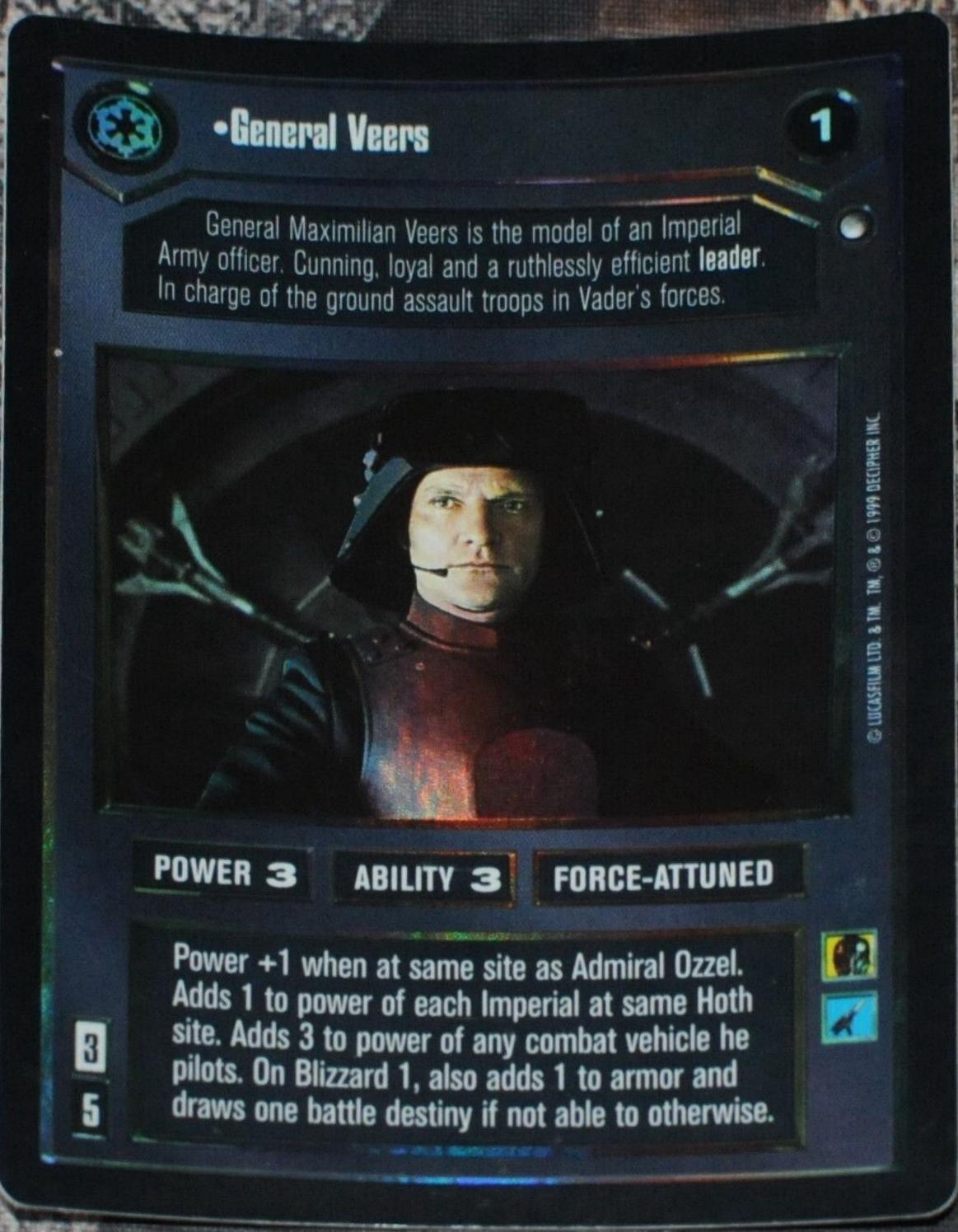 General Veers [Foil] Star Wars CCG Reflections