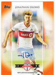 Jonathan Osorio [Autograph Orange] Soccer Cards 2017 Topps MLS Prices