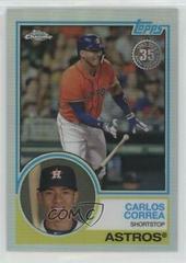 Carlos Correa #83T-5 Baseball Cards 2018 Topps Chrome 1983 Prices