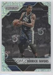 Derrick Favors [5th Anniversary Prizm] Basketball Cards 2016 Panini Prizm Prices