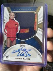 Ludwig Kaiser [Gold] Wrestling Cards 2022 Panini Chronicles WWE Signatures Prices