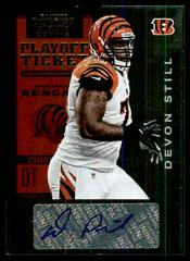 Devon Still [Turned Sideways Autograph Playoff Ticket] #129 Football Cards 2012 Panini Contenders Prices