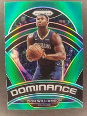 Zion Williamson [Green] #15 Basketball Cards 2022 Panini Prizm Dominance Prices