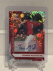 Tanner McDougal [Red Signature] #155 Baseball Cards 2021 Panini Elite Extra Edition Prices
