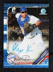 Alejandro Kirk [Choice Refractor] #CPA-AK Baseball Cards 2019 Bowman Chrome Prospects Autographs Prices