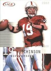 Chad Hutchinson Football Cards 2002 Sage Prices