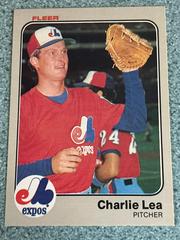 Charlie Lea #286 Baseball Cards 1983 Fleer Prices