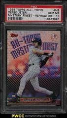 Derek Jeter [Refractor] #M9 Baseball Cards 1999 Topps All Mystery Finest Prices