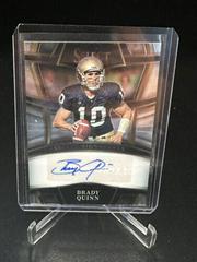 Brady Quinn [Silver] #S-BQ Football Cards 2023 Panini Select Draft Picks Signatures Prices