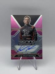 Kyle Weatherman [Pink] #S-KW Racing Cards 2021 Panini Prizm Signing Sessions Prices