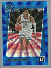 Aaron Wiggins [Blue Laser] #241 Basketball Cards 2021 Panini Donruss Prices