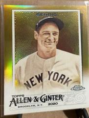 Lou Gehrig [Gold] #11 Baseball Cards 2020 Topps Allen & Ginter Chrome Prices