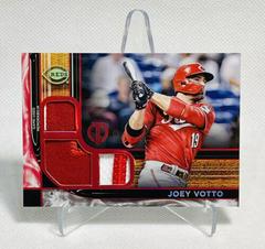 Joey Votto [Red] #TTR-JVO Baseball Cards 2022 Topps Tribute Triple Relics Prices