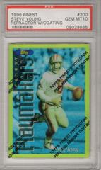 Steve Young [Refractor] #200 Football Cards 1996 Topps Finest Prices