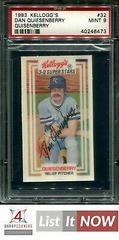 Dan Quiesenberry [Quisenberry] #32 Baseball Cards 1983 Kellogg's Prices