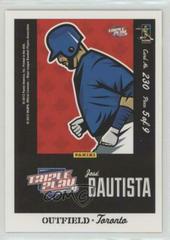 Jose Bautista #230 Baseball Cards 2012 Panini Triple Play Prices