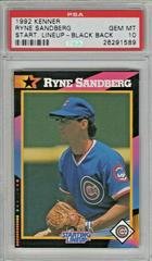 Ryne Sandberg [Black Back] Baseball Cards 1992 Kenner Starting Lineup Prices
