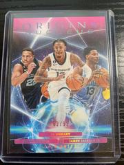 Jaren Jackson Jr. / Desmond Bane / Ja Morant [Pink] #5 Basketball Cards 2023 Panini Origins Nucleus Prices