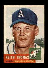 Keith Thomas Baseball Cards 1953 Topps Prices