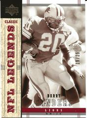 Barry Sanders [Gold] Football Cards 2004 Upper Deck Legends Prices