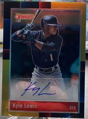 Kyle Lewis [Gold] #R88S-KL Baseball Cards 2022 Panini Donruss Optic Retro 1988 Signatures Prices