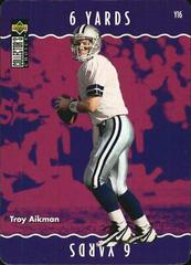 Troy Aikman Football Cards 1996 Collector's Choice Update You Make the Play Prices