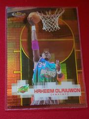 Hakeem Olajuwon [Gold Refractor] #110 Basketball Cards 2000 Finest Prices