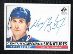 Wayne Gretzky Hockey Cards 2020 SP Signature Edition Legends Century Prices