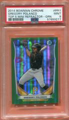 Gregory Polanco [Green Refractor] #322 Baseball Cards 2014 Bowman Chrome Mini Prices