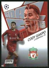 Cody Gakpo #GF-CG Soccer Cards 2022 Stadium Club Chrome UEFA Competitions Goal Force Prices