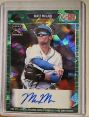 Matt McLain [Green] #PS-MM2 Baseball Cards 2021 Pro Set Autographs Prices