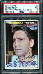 Bo Belinsky [66' S. D. Stats Nearly Gone] Baseball Cards 1967 Topps Prices