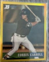 Corbin Carroll [Chrome Prospect Gold] #204 Baseball Cards 2021 Bowman Heritage Prices