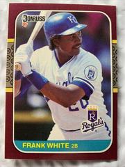Frank White #204 Baseball Cards 1987 Donruss Opening Day Prices