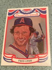 Fred Lynn [Diamond Kings Steel] #17 Baseball Cards 1984 Donruss Prices